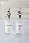 Balear 2li 500 ML Cam Sızdırmaz Yağdanlık - Yağlık - Sosluk Mutfak Düzenleyici ( Etiketli )