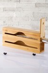 Floransa 2li Bambu Streç Folyo Kutusu 34x14x7 cm ( Duvar Montajlı, Çekmece İçi, Tezgah Üstü )
