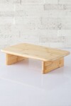 Moyale Natural Dikdörtgen Ayaklı Bambu Stand Servis Sunum ( Kesme Tahtası )