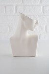 Savona Seramik Vazo - Biblo - Obje 22x12x32 Cm